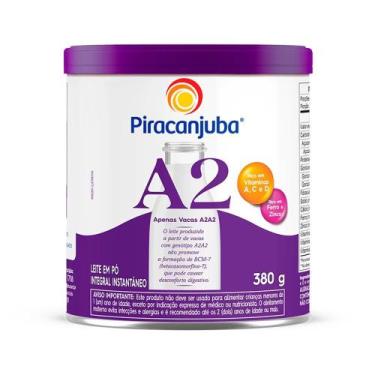 Imagem de Leite em Pó Integral Instantâneo A2 Piracanjuba 380g