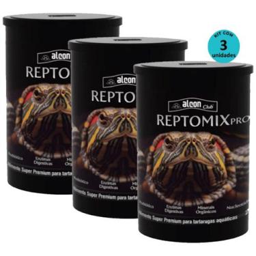 Imagem de Reptomix Pro 280g Alcon Kit Com 3
