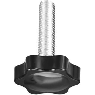 Imagem de Boxonly Botão de parafuso de fixação para máquina de torno equipamento mecânico instrumento e equipamento da indústria de aparelhos ameixas hexagonais alças estrela de substituição M10 x 40 mm 1 peça