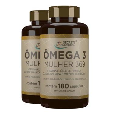 Imagem de Omega Mulher 3 6 9 Óleo Linhaça Borragem Primula 2x180 capsulas softge