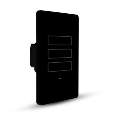Imagem de INTERRUPTOR INTELIGENTE WIFI TOUCH 3 TECLAS PRETO