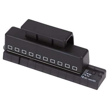 Imagem de Lihit Lab, perfurador de um terço com 10 furos P-1601, perfurador para notas de torção (importado do Japão)