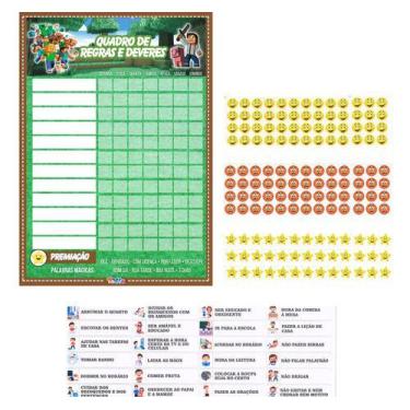 Imagem de Quadro De Incentivo Infantil Minicraft - OPFY