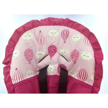 Imagem de Capas de bebê conforto Balões Rosa - Doce sonho