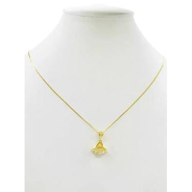 Imagem de Cordão Feminino 1mm Buquê - Banhado a Ouro 18k - ToJoia18k