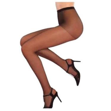 Imagem de Meia Calça Lupo Clássica Fina Fio 15 5760, Cafe, G