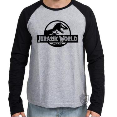 Imagem de Camiseta Manga Longa Jurassic Park logo - Empório Dutra, GG  adulto