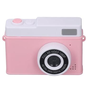 Imagem de Câmera Digital, Câmera de Cartão CCD de Câmera Dupla TFT HD 1080P 48MP 2.0 Polegadas Com Jogo de Filtro de Reprodução de MP3, Câmera Anti-vibração Com Zoom Digital 8x para (PINK)