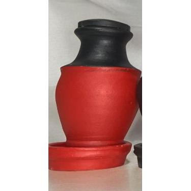 Imagem de Quartinha Religiosa - Sem marca, PRETO/VERMELHO