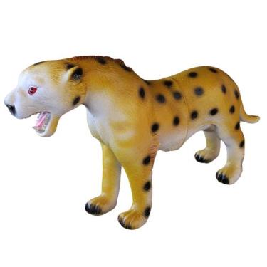 Imagem de Brinquedo Animais De Borracha Grande Macio Com Som Leopardo - SACKS
