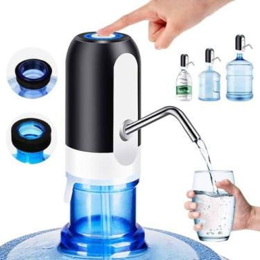 Imagem de Dispensador De Água Elétrico Recarregável Para Galão Led Bomba Para Ga