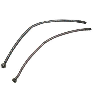 Imagem de Engate Rabicho Monocomando Par Mangueira Agua Quente Fria Flexivel Misturador Pia Torneira