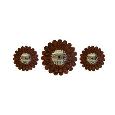 Imagem de Mandala Decorativa Ambiente Sala Quarto Kit 3 Pçs 38167 - CREATUS, mar