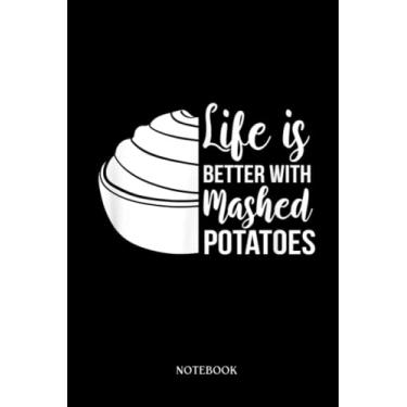 Imagem de Recipe Notebook: Mashed Potato Recipe Garlic Smashed Potatoes Vegan | Blank Recipe Book To Write In Your Own Recipes - 6X9, Minimalist Notebook.