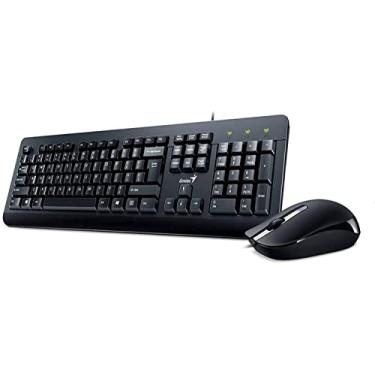 Imagem de Kit Teclado e Mouse Com Fio USB Genius KM160, ABNT2