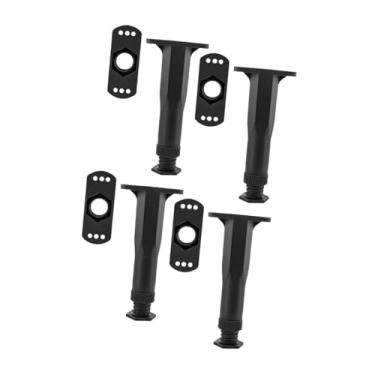 Imagem de ＫＬＫＣＭＳ 4x estrutura de cama pernas de apoio vigas de cama pés de apoio altura ajustável de suporte de vigas de cama, 15cm a 28cm