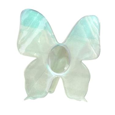 Imagem de Fenteer Vaso Borboleta Acrílico para Arranjos Florais Mãe, Verde