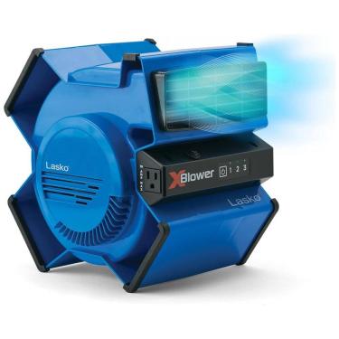 Imagem de Ventilador Giratório de Alta Velocidade de 6 Posições para Resfriamento e Secagem com 3 Velocidades, Tomada CA, e Disjuntor com