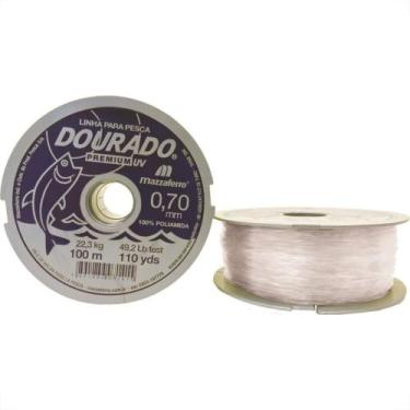 Imagem de Linha Pesca Mazzaferro Branca 0,70Mm X100M 19Dp1B070 - Kit C/10