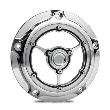 Imagem de Capa Chrome Clarity Derby para Harley Softail Low Rider FXLR 107, Street Bob FXBB, FXLRS 114 e Heritage Classic FLHC 107 (2019-2024)