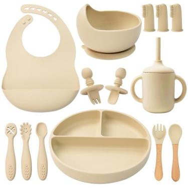 Imagem de Conjunto de Alimentação para Bebês LITTLE RAWR - Silicone 14 Peças (6+