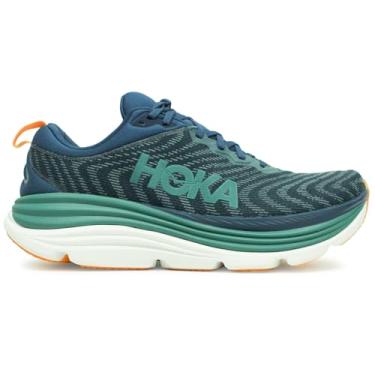 Imagem de HOKA Tênis masculino Gaviota 5 sintético têxtil, Meia-noite/Oceanic, 40