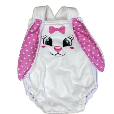 Imagem de Fantasia de coelho da pascoa para bebe mêsversário - MARAMELO BABY, De