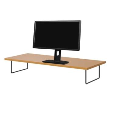 Imagem de Suporte Base Monitor Pc Setup Gamer Apoio Para Mesa Elevado (Nature)