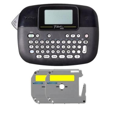 Imagem de Rotulador Brother Pt-m95bk + 02 Fita Extra X-full M-k631