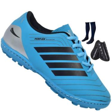 Imagem de CHUTEIRA SOCIETY REVOLUTION ADULTO e INFANTIL com MEIÃO E CANELEIRA Co