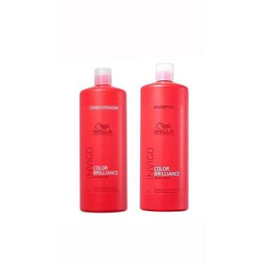 Imagem de Kit Wella  Color Brillance Shampoo 1L+ Cond 1L