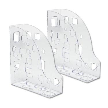 Imagem de Kit 2 Porta revista e organizador multiuso de objetos Dellocolor Crist