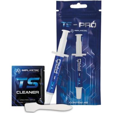 Imagem de Pasta Térmica TS PRO 6,2 W/mk Cinza 4 Gramas Para Consoles GPU - Impla