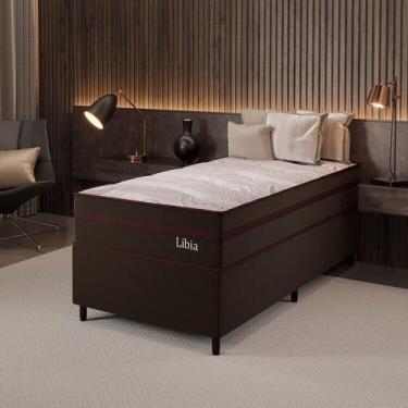 Imagem de Conjunto Colchão Ortopédico e Base Box Solteiro 68x88x188cm Libia Yesc