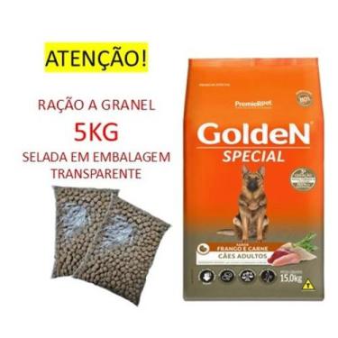 Imagem de Ração Golden Special Cães Adultos Frango & Carne - 5KG - PremieRpet