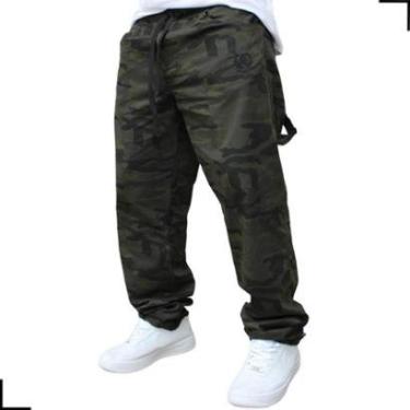 Imagem de Calça Tradicional Reta Cargo CAMUFLADA Street Boss-Masculino