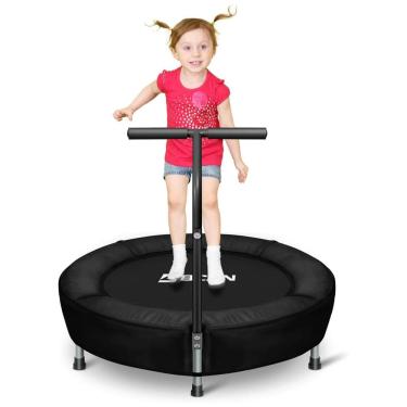 Imagem de Mini Trampolim Dobrável BCAN 36 para Crianças de 2 a 5 anos Alça Ajustável e Fácil Montagem.