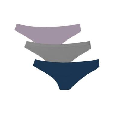 Imagem de Kit 3 Calcinhas Trifil C04404 Biquíni, Sortida, G