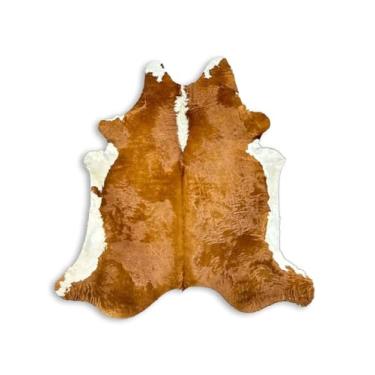 Imagem de Tapete De Couro Bovino Legítimo Hereford - Tapete De Couro De Boi