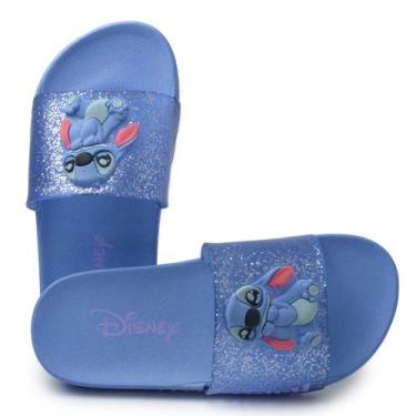 Imagem de Chinelo Infantil Grendene Feminino Disney Mania 25 22994, 28, Azul