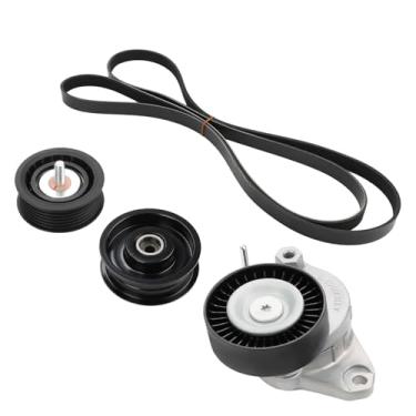 Imagem de VANJING Kit de componentes de transmissão de correia Serpentine compatível com Mercedes-Benz 2006-2011 Substituição para 2722021419 2722000270 2722021019