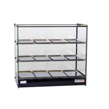 Imagem de Estufa EVR Tower Vitrine Para Salgados 12 Bandejas Iluminação LED Titã