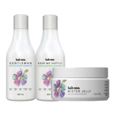 Imagem de Kit Shampoo, Condicionador e Mister Jelly Kah-Noa