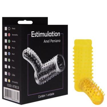 Imagem de Meia Capa Peniana Com Estimulador Kgel, Amarelo
