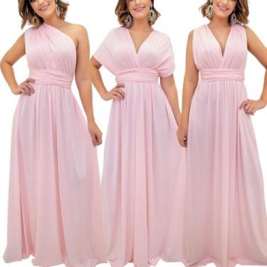 Imagem de Vestido Festa Madrinha Longo Varias Formas De Uso Multiforma. Tamanho 