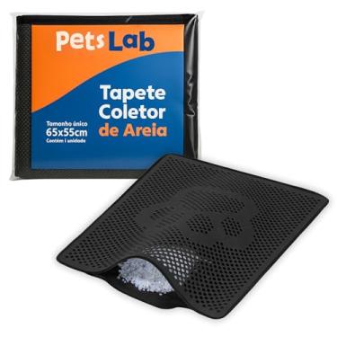 Imagem de PetsLab - Tapete Coletor De Areia Higiênico Caixa de Areia Para Gatos 65 x 55cm Tamanho Único Anti Sujeira Impermeável