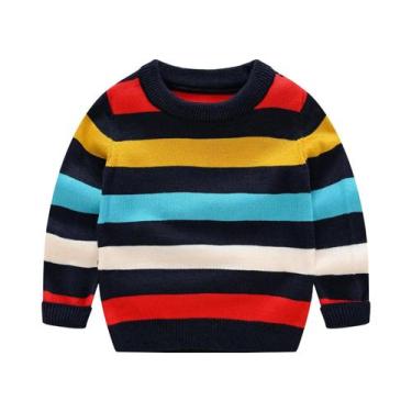 Imagem de Camisola de Malha para Crianças - Aconchegante e Elegante para Outono/