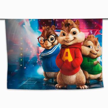 Imagem de Painel de Festa Retangular Alvin e os Esquilos 3,00x2,00 Metros - Fera Print
