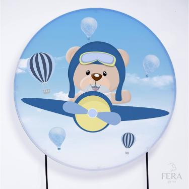 Imagem de Painel Decorativo para Festa 1,30x1,30 metros Vesti Fácil com Elástico Urso - Fera Print