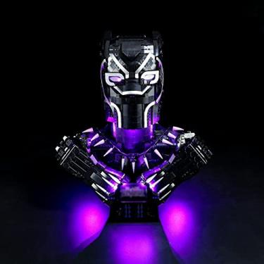 Imagem de BRIKSMAX Led Lighting Kit for LEGO-76215 Black Panther - Compatible with Lego Marvel Building Blocks Model- Not Include Lego Set